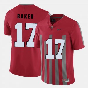 #17 Red Jerome Baker OSU Jersey College Football For Men's 190757-663