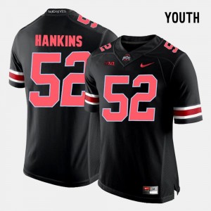 Youth(Kids) Johnathan Hankins OSU Jersey #52 College Football Black 837088-456