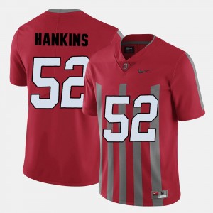 Red Men #52 College Football Johnathan Hankins OSU Jersey 648484-510