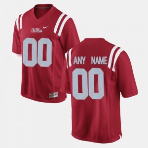 #00 For Men Red College Limited Football Ole Miss Customized Jerseys 617261-638