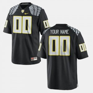 College Football For Men's Black Oregon Customized Jersey #00 693603-673