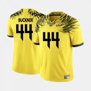 For Men's College Football #44 DeForest Buckner Oregon Jersey Yellow 488488-200