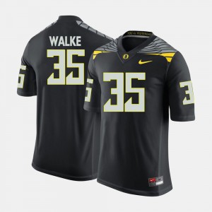 For Men's College Football #35 Joe Walker Oregon Jersey Black 456507-389