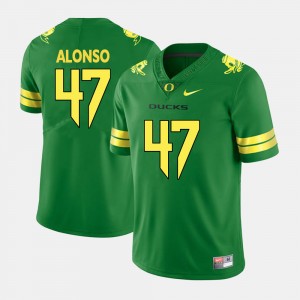 #47 Kiko Alonso Oregon Jersey Men Green College Football 689839-811