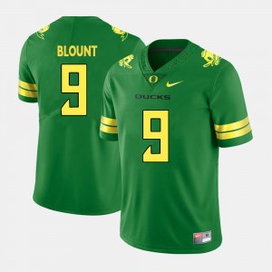 For Men's College Football Green #9 LeGarrette Blount Oregon Jersey 714809-325
