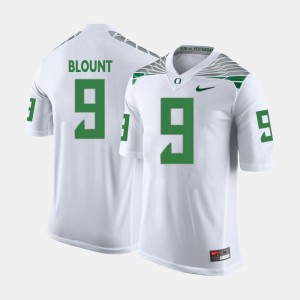 #9 LeGarrette Blount Oregon Jersey Men White College Football 856205-203