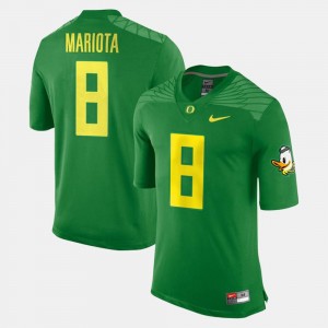 #8 Green Alumni Football Game Marcus Mariota Oregon Jersey Mens 725550-221