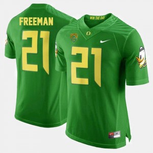 Royce Freeman Oregon Jersey #21 College Football Green Mens 377444-287