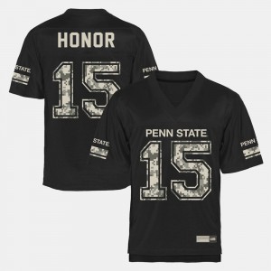 Penn State Jersey #15 Black For Men's College Football 412832-140