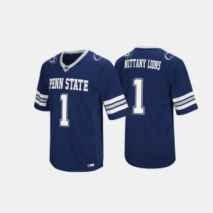 Mens Penn State Jersey Hail Mary II Navy #1 976526-656