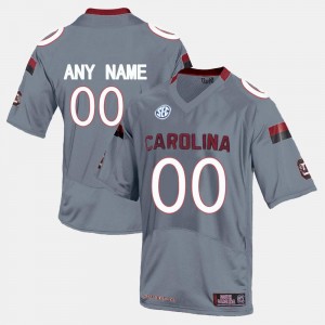 College Limited Football Mens Grey South Carolina Customized Jerseys #00 508186-601