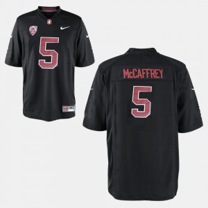 Black For Men College Football #5 Christian McCaffrey Stanford Jersey 681369-157