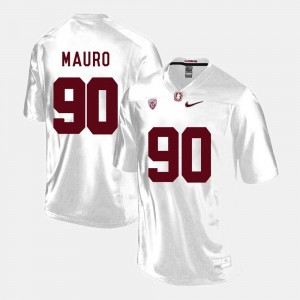 College Football For Men #90 White Josh Mauro Stanford Jersey 753652-655