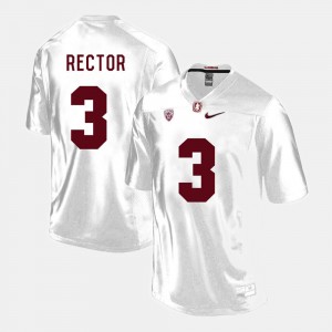 Michael Rector Stanford Jersey College Football White Mens #3 975838-386