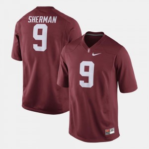 Men Alumni Football Game #9 Richard Sherman Stanford Jersey Cardinal 988553-124