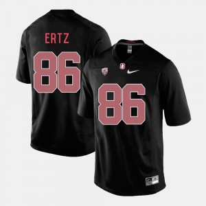 #86 Zach Ertz Stanford Jersey College Football Black Men's 762735-792