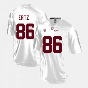 White #86 Zach Ertz Stanford Jersey For Men's College Football 744717-752