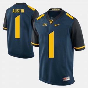Tavon Austin WVU Jersey For Men's Blue Alumni Football Game #1 603230-907