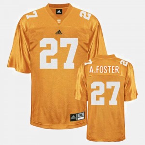 Arian Foster UT Jersey College Football #27 Orange For Men 411670-962