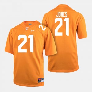 Orange #21 College Football For Men Jacquez Jones UT Jersey 987913-841