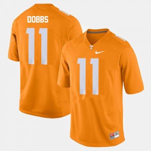 Orange Joshua Dobbs UT Jersey College Football #11 For Men 273993-820