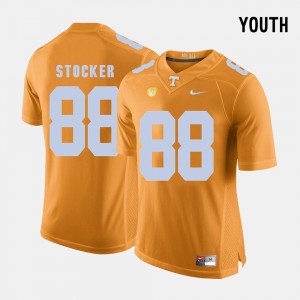 Orange #88 Youth Luke Stocker UT Jersey College Football 440085-947