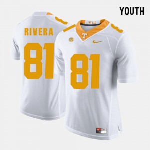 Mychal Rivera UT Jersey #81 Youth White College Football 280313-764