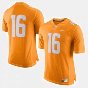 Orange College Football #16 Peyton Manning UT Jersey For Men's 245981-944