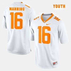 White College Football Kids #16 Peyton Manning UT Jersey 535201-800