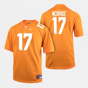 College Football Orange Will McBride UT Jersey #17 For Men's 875792-834