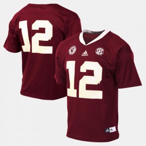 #12 Youth(Kids) Texas A&M Jersey College Football Maroon 483936-864
