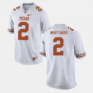 #2 White Men Fozzy Whittaker Texas Jersey College Football 732705-802