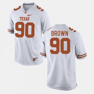 White College Football Malcom Brown Texas Jersey #90 Men 500697-779