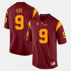 #9 Marqise Lee USC Jersey Red Pac-12 Game For Men 576346-562