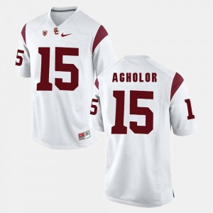 Mens Nelson Agholor USC Jersey #15 Pac-12 Game White 913900-731