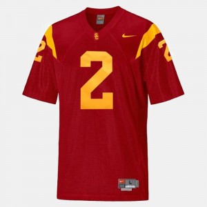 Youth(Kids) College Football Red Robert Woods USC Jersey #2 192222-494