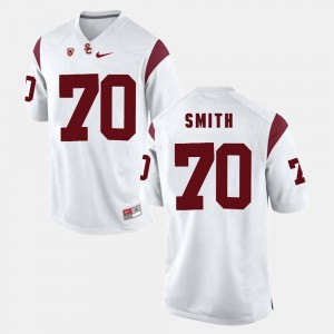 #70 White Pac-12 Game For Men Tyron Smith USC Jersey 631955-855