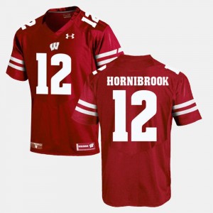 Alumni Football Game Alex Hornibrook Wisconsin Jersey #12 For Men Red 642269-416
