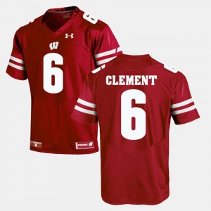 #6 For Men's Corey Clement Wisconsin Jersey Red Alumni Football Game 754566-906