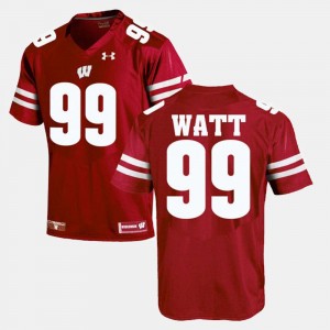 J.J. Watt Wisconsin Jersey Men Red Alumni Football Game #99 667026-348