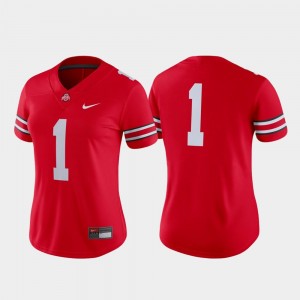 College Football Game For Women #1 OSU Jersey Scarlet 924871-627