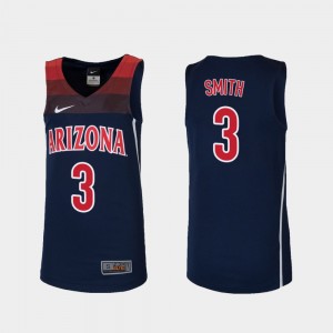 Navy College Basketball Replica #3 Kids Dylan Smith Arizona Jersey 262810-306