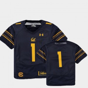 College Football #1 Finished Replica Navy Youth(Kids) Cal Bears Jersey 510891-527