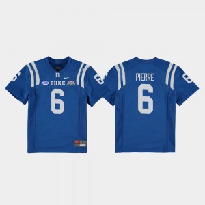2018 Independence Bowl Royal College Football Game For Kids Nicodem Pierre Duke Jersey #6 567516-393