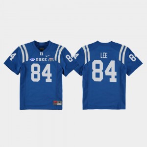Trevon Lee Duke Jersey #84 College Football Game For Kids 2018 Independence Bowl Royal 710562-783