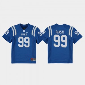 #99 For Kids Royal College Football Mike Ramsay Duke Jersey Replica 974217-558