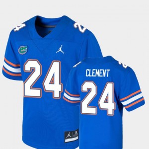 Game Youth(Kids) College Football Royal #24 Iverson Clement Gators Jersey 540724-279