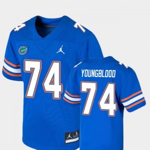 Kids Game #74 College Football Jack Youngblood Gators Jersey Royal 114809-127