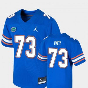 Game Martez Ivey Gators Jersey Royal Youth College Football #73 162825-534