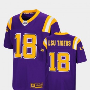 #18 For Kids Colosseum Purple LSU Jersey Foos-Ball Football 325749-272